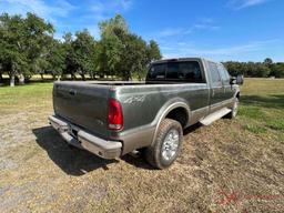 2004 FORD F250 KING RANCH PICK UP TRUCK