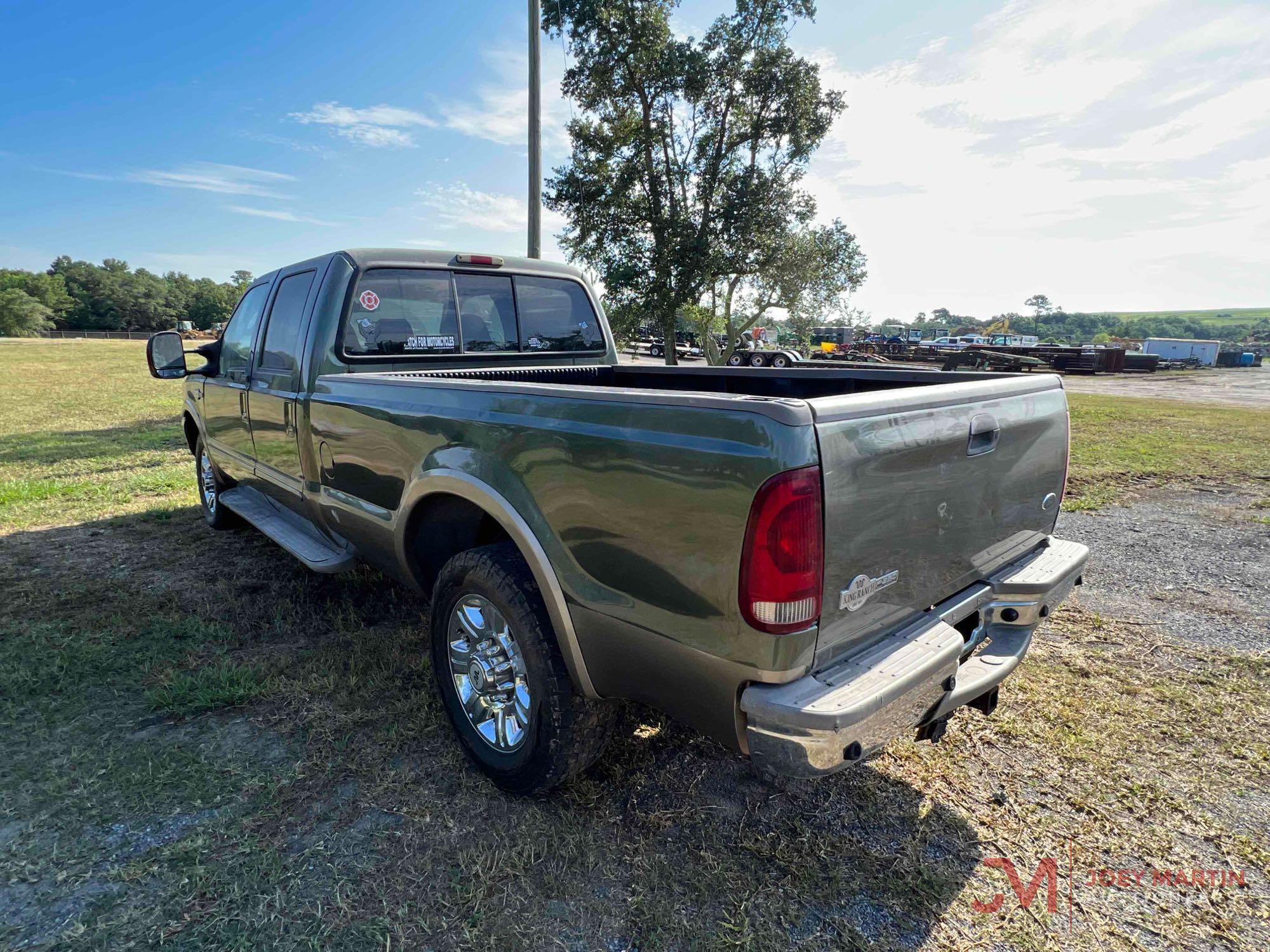 2004 FORD F250 KING RANCH PICK UP TRUCK