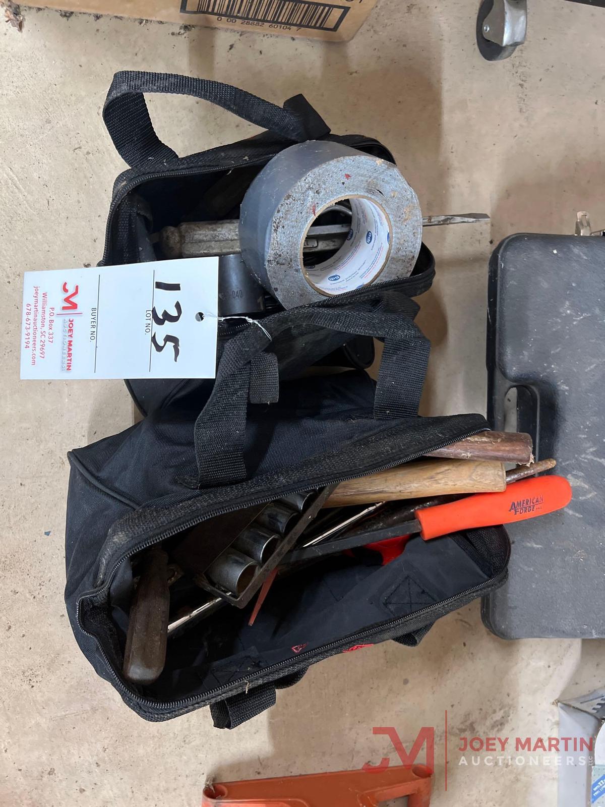 (2) BAGS OF VARIOUS TOOLS