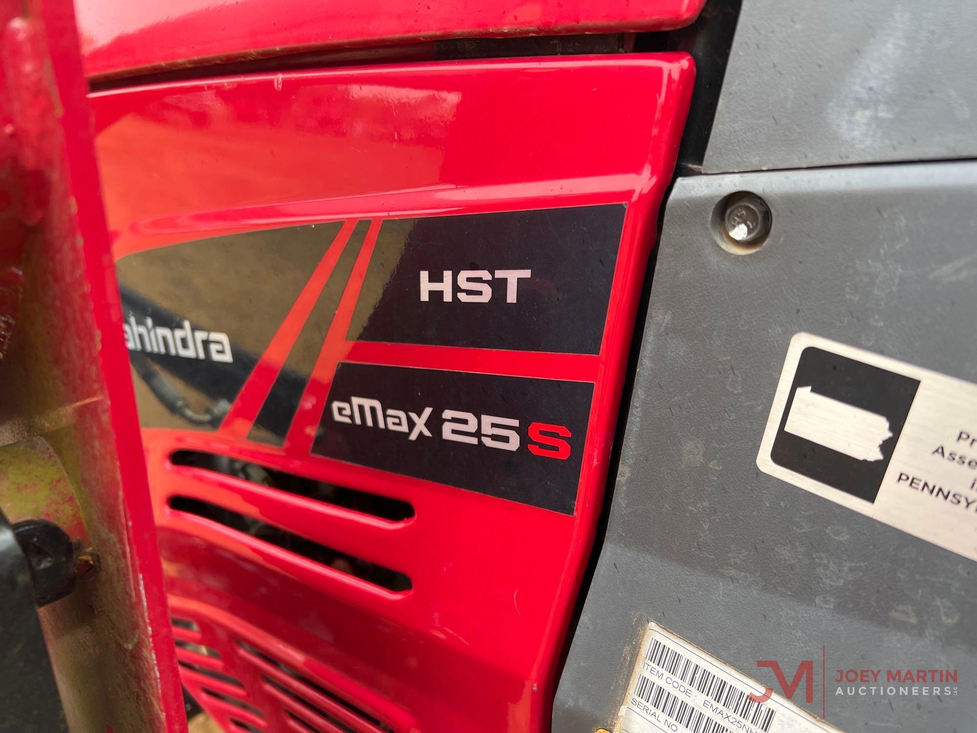 2019 MAHINDRA EMAX 25S HST TRACTOR