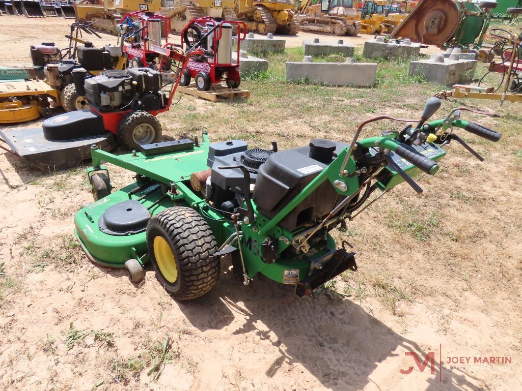 JD WALK BEHIND MOWER 54", 7 IRON DECK, KAWASAKI GAS ENGINE, 1064 HOURS