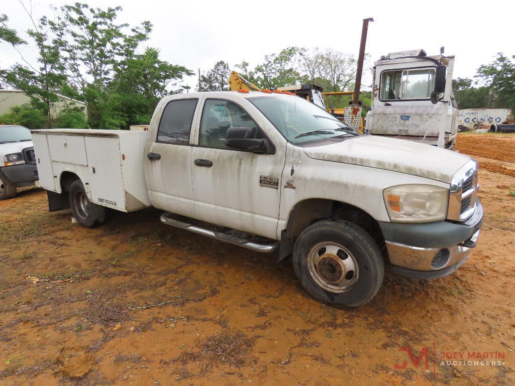 2008 DODGE 3500 CREW CAB DIESEL TRUCK