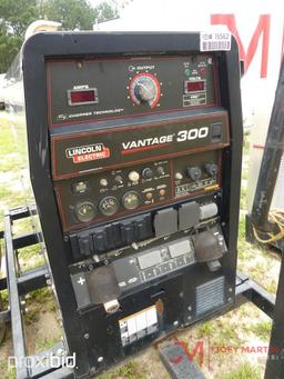 LINCOLN VANTAGE 300 WELDER/GENERATOR WITH TRAILER