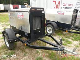 LINCOLN VANTAGE 300 WELDER/GENERATOR WITH TRAILER