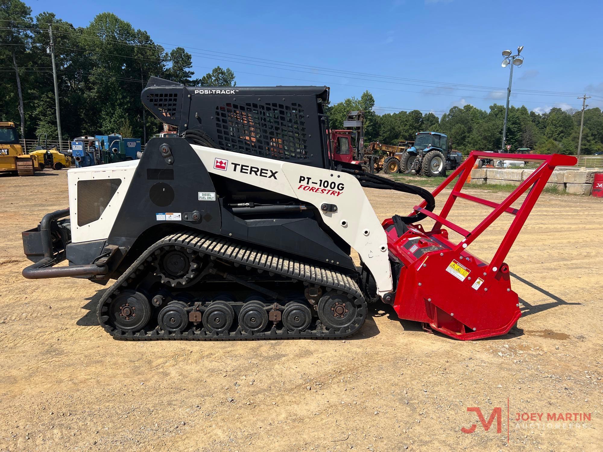 2012 TEREX PT100G SKID STEER W/MULCHER