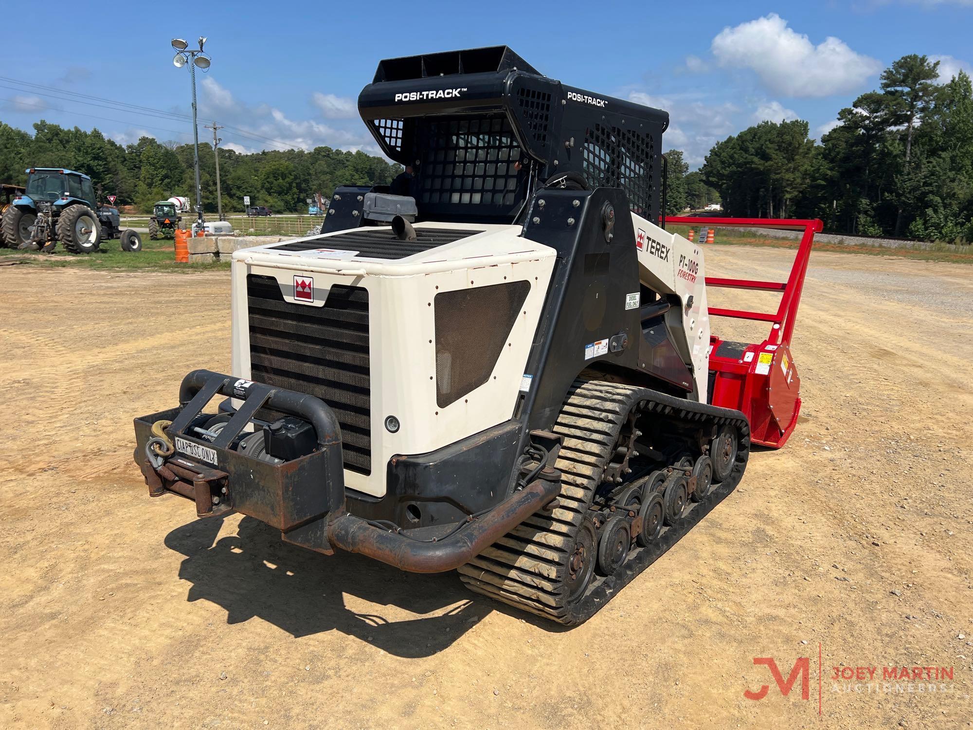 2012 TEREX PT100G SKID STEER W/MULCHER