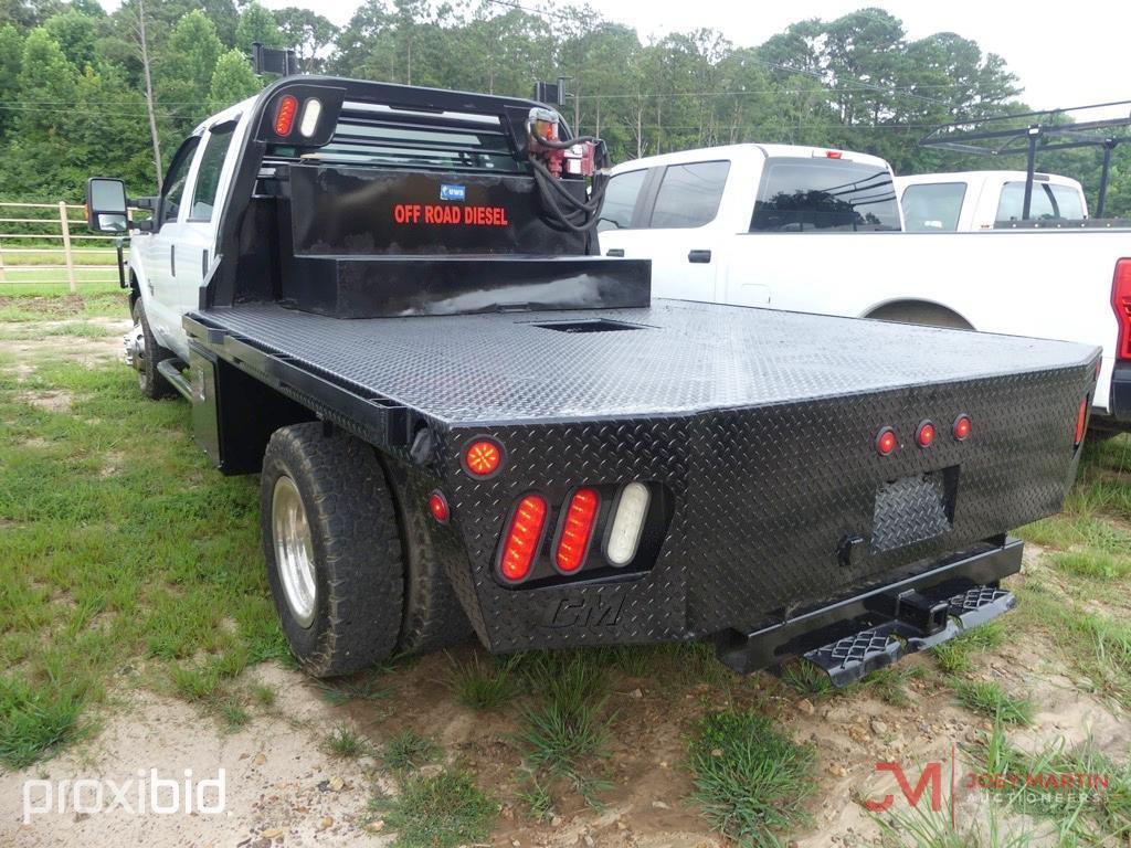 2015 FORD F350 4X4 FLATBED TRUCK