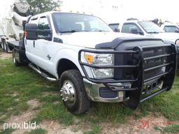 2015 FORD F350 4X4 FLATBED TRUCK