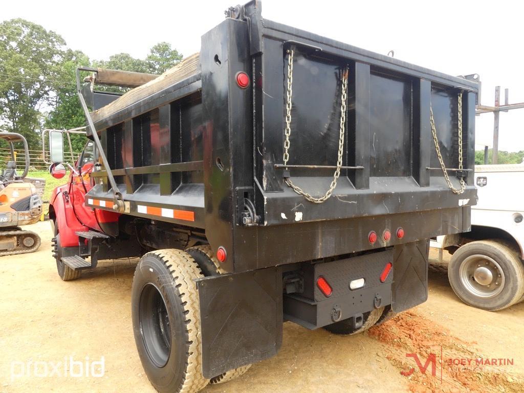 2007 FORD F750 SUPER DUTY XLT S/A DUMP TRUCK