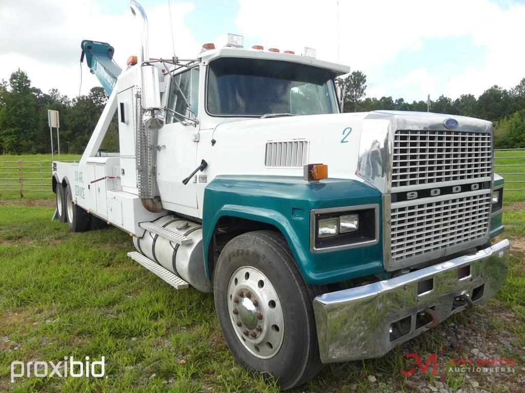 1988 FORD L9000 T/A WRECKER