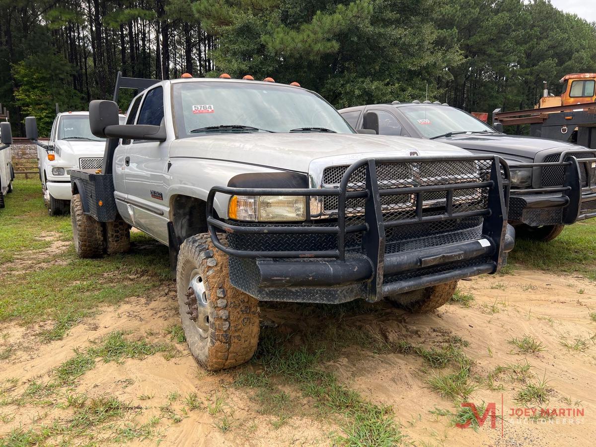 2001 DODGE RAM 3500 LARAMIE SLT...FLATBED TRUCK