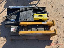 NEW AGROTK HYDRAULIC HAMMER SKID STEER ATTACHMENT