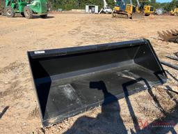 NEW 84" SMOOTH BUCKET SKID STEER ATTACHMENT