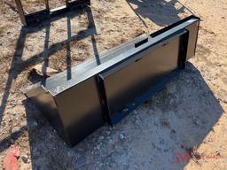 NEW 84" SMOOTH BUCKET SKID STEER ATTACHMENT