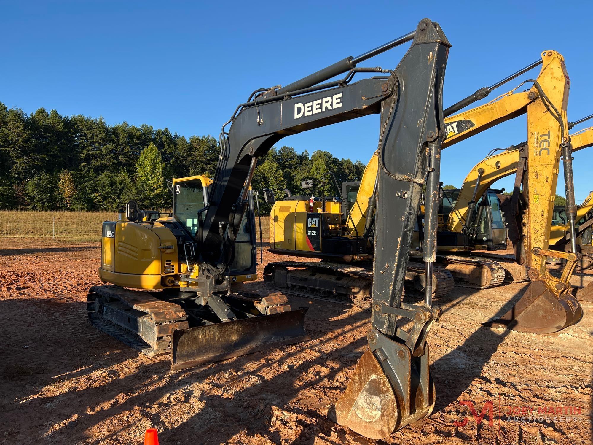 2019 JOHN DEERE 85G HYDRAULIC EXCAVATOR