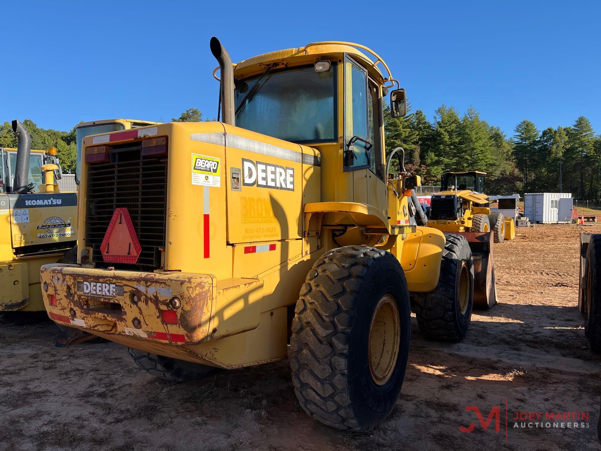 1999 JOHN DEERE TC54H RUBBER TIRE LOADER