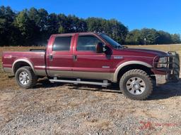 2006 FORD F-250 LARIAT SUPER DUTY PICKUP TRUCK