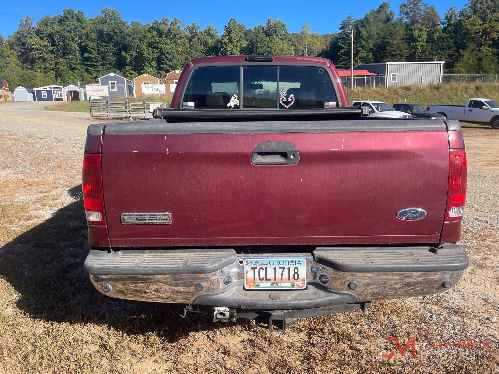 2006 FORD F-250 LARIAT SUPER DUTY PICKUP TRUCK