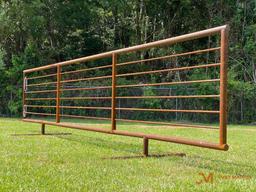 (1) NEW 24' 8-BAR FREE STANDING PANEL