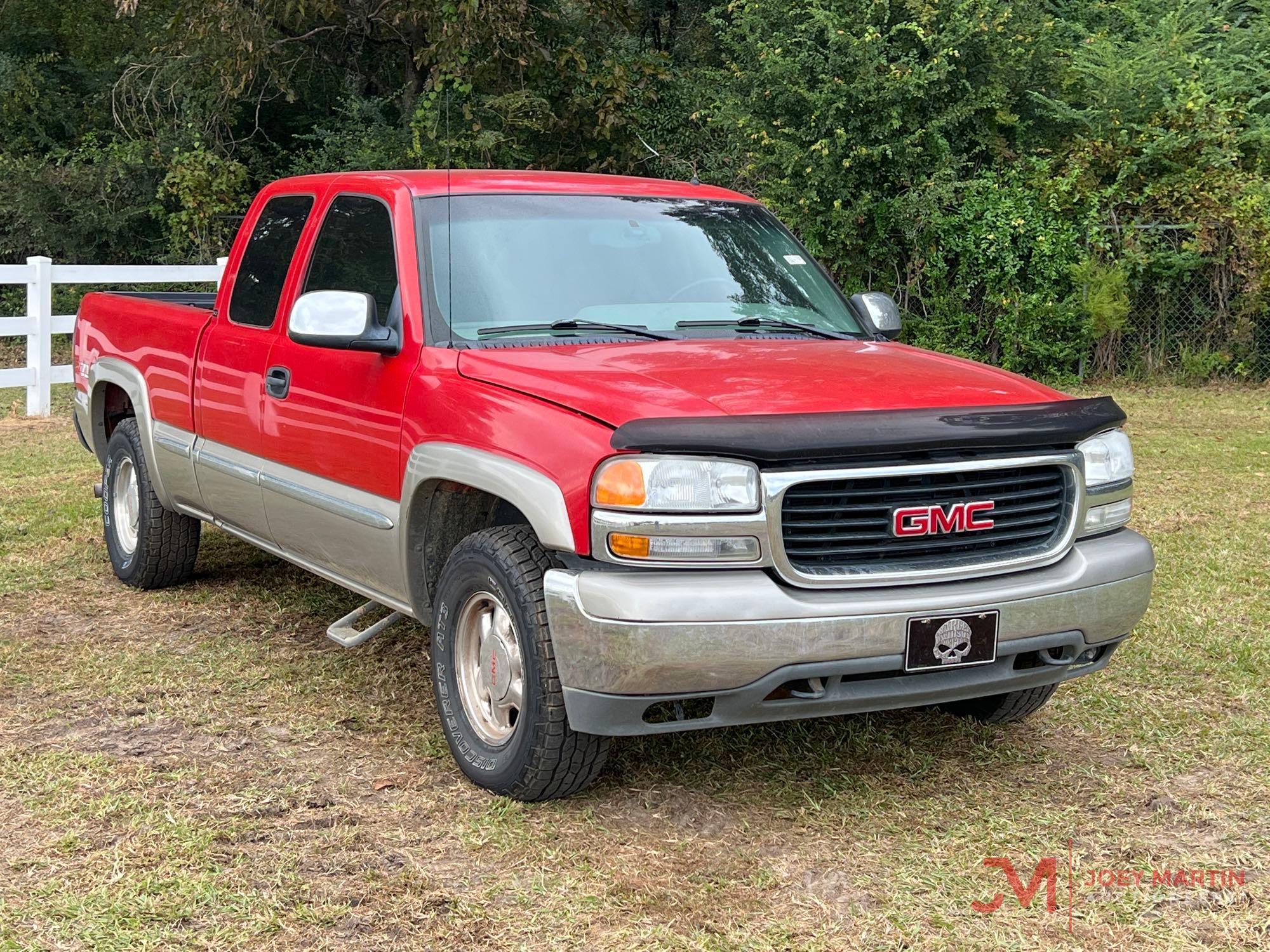 2002 GMC SIERRA 1500 SLT PICK UP TRUCK