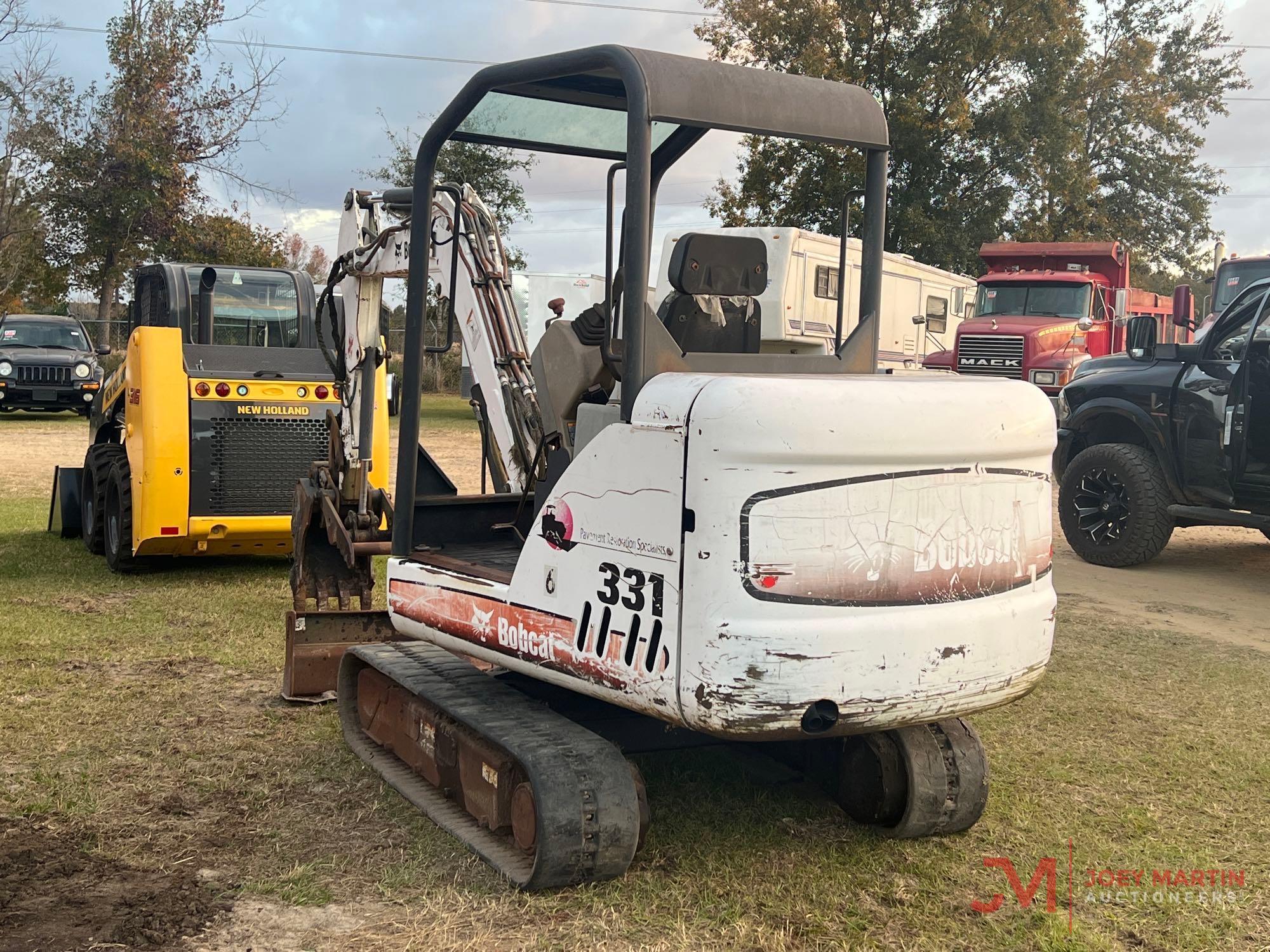 BOBCAT 331 MINI EXCAVATOR