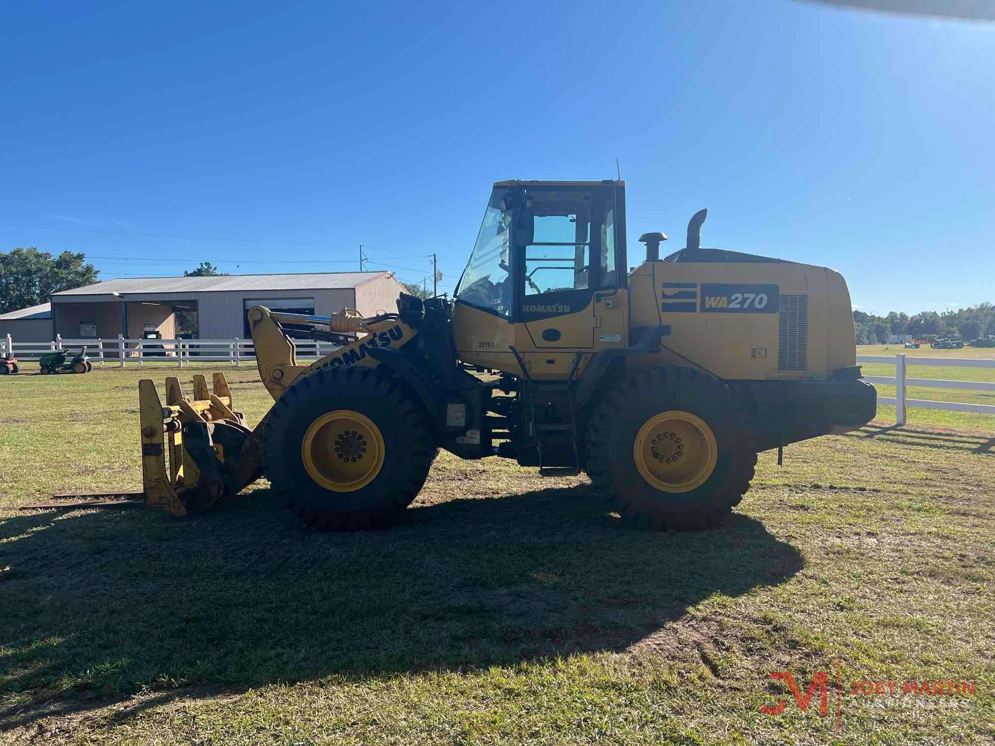 2021 KOMATSU...WA270 RUBBER TIRE...LOADER