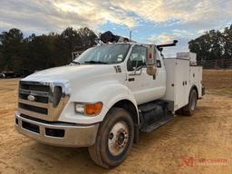 2008 FORD F-750 XLT SUPER DUTY SERVICE TRUCK