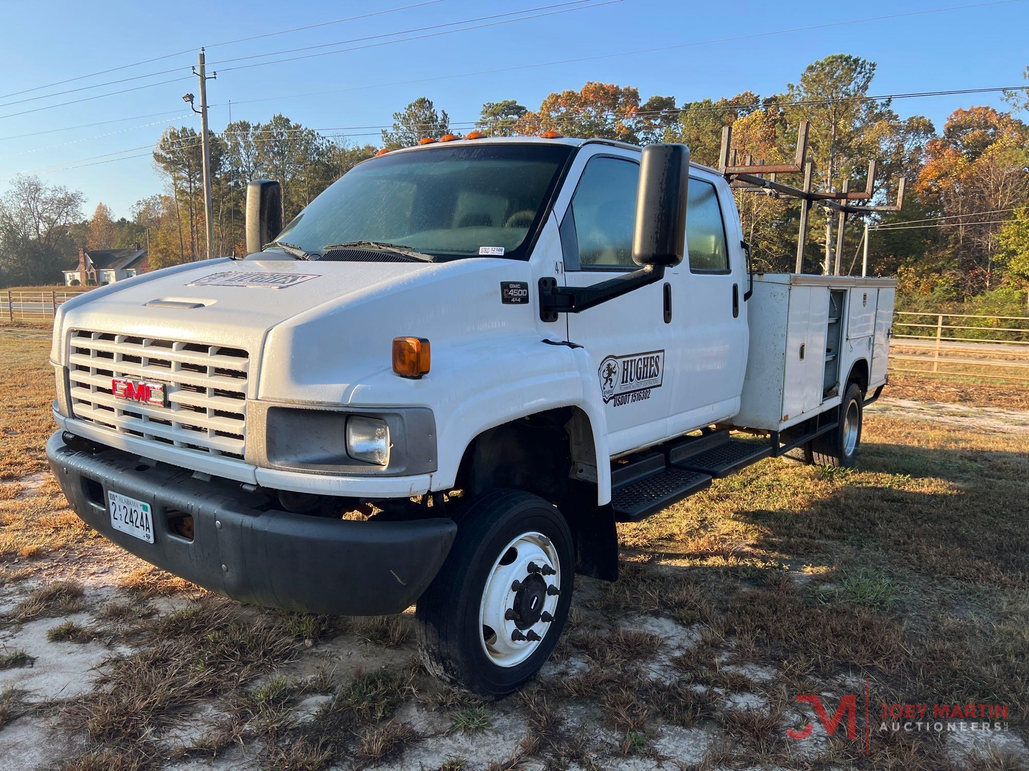 2005 GMC 4500 CREW CAB UTILITY TRUCK