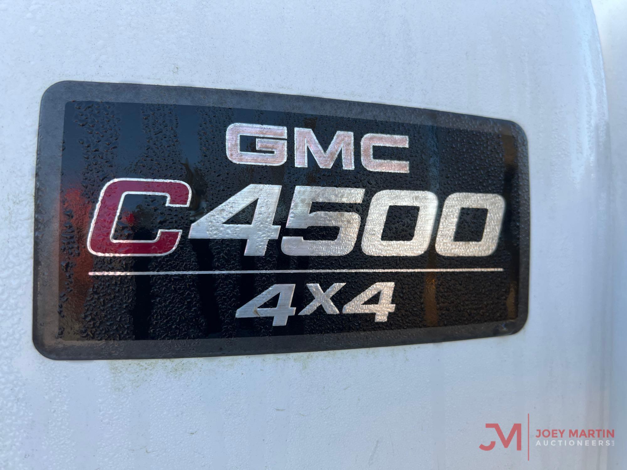 2005 GMC 4500 CREW CAB UTILITY TRUCK