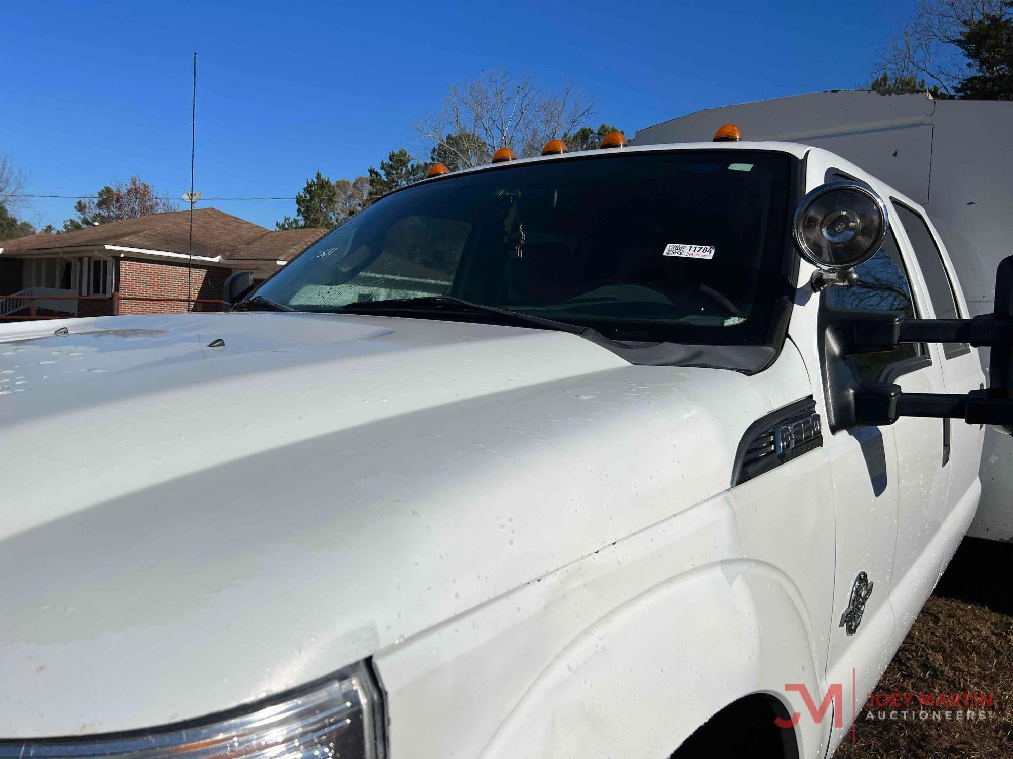 2011 FORD F350 XL SUPER DUTY ENCLOSED SERVICE BODY UTILITY TRUCK