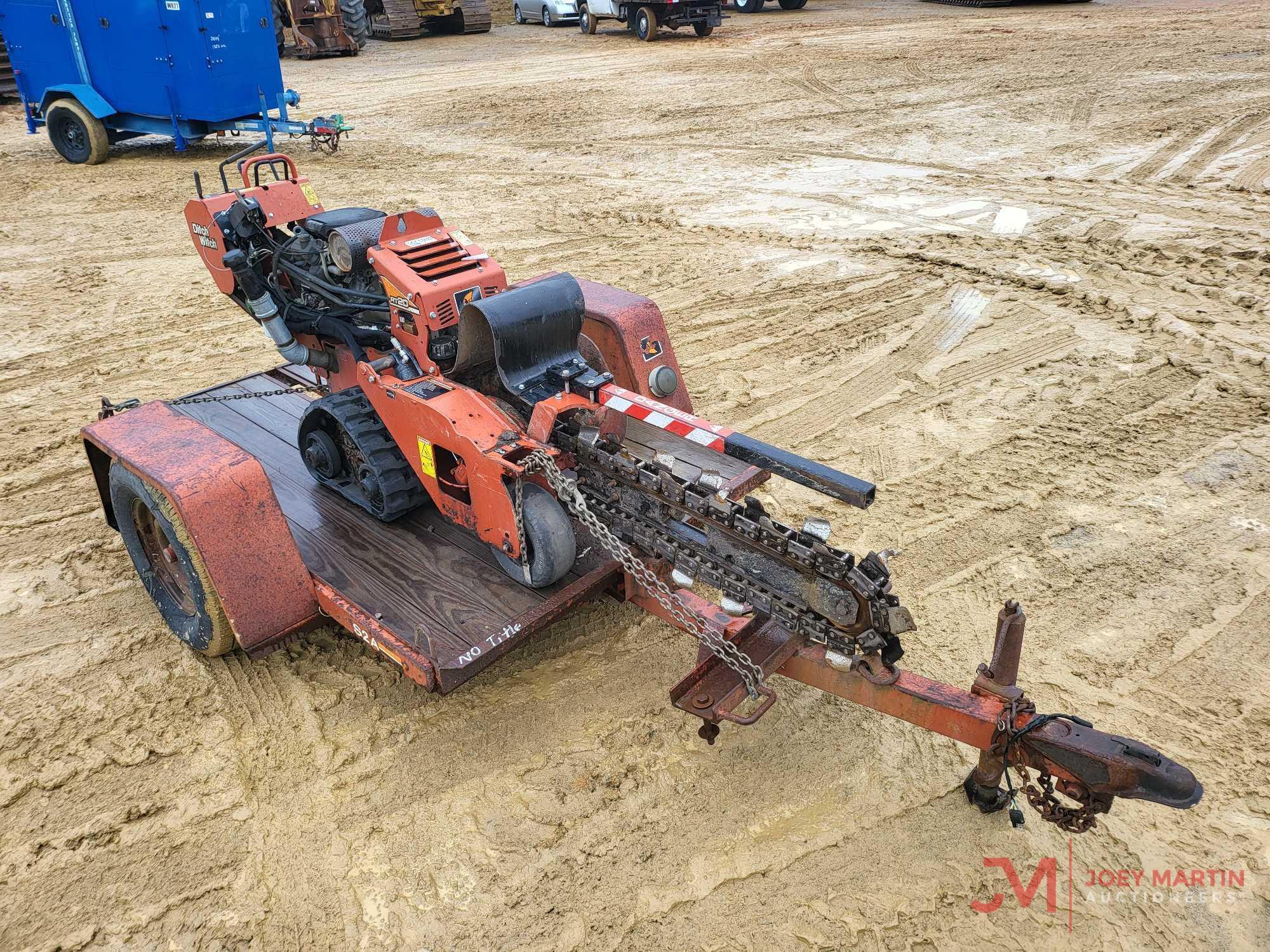 2016 DITCH WITCH RT20 WALK BEHIND TRENCHER