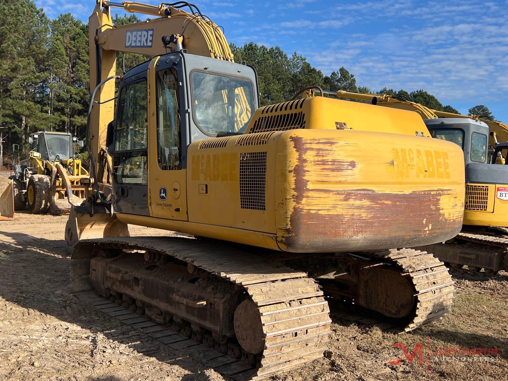 2005 DEERE 160C HYDRAULIC EXCAVATOR