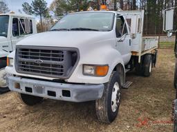 2000 FORD FLATBED DUMP TRUCK