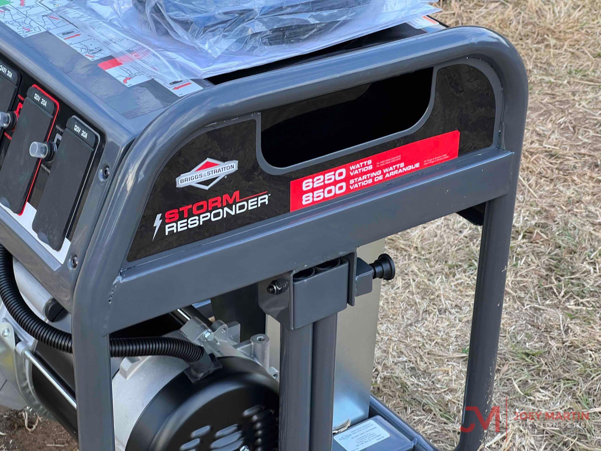 BRIGGS & STRATTON STORM RESPONDER 6250 WATT ROLL AROUND GENERATOR