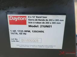 DAYTON 8"X12" METAL CUTTING WET BANDSAW