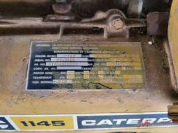 CAT 1145 V8 DIESEL ENGINE AND FORD MANUAL TRANSMISSON