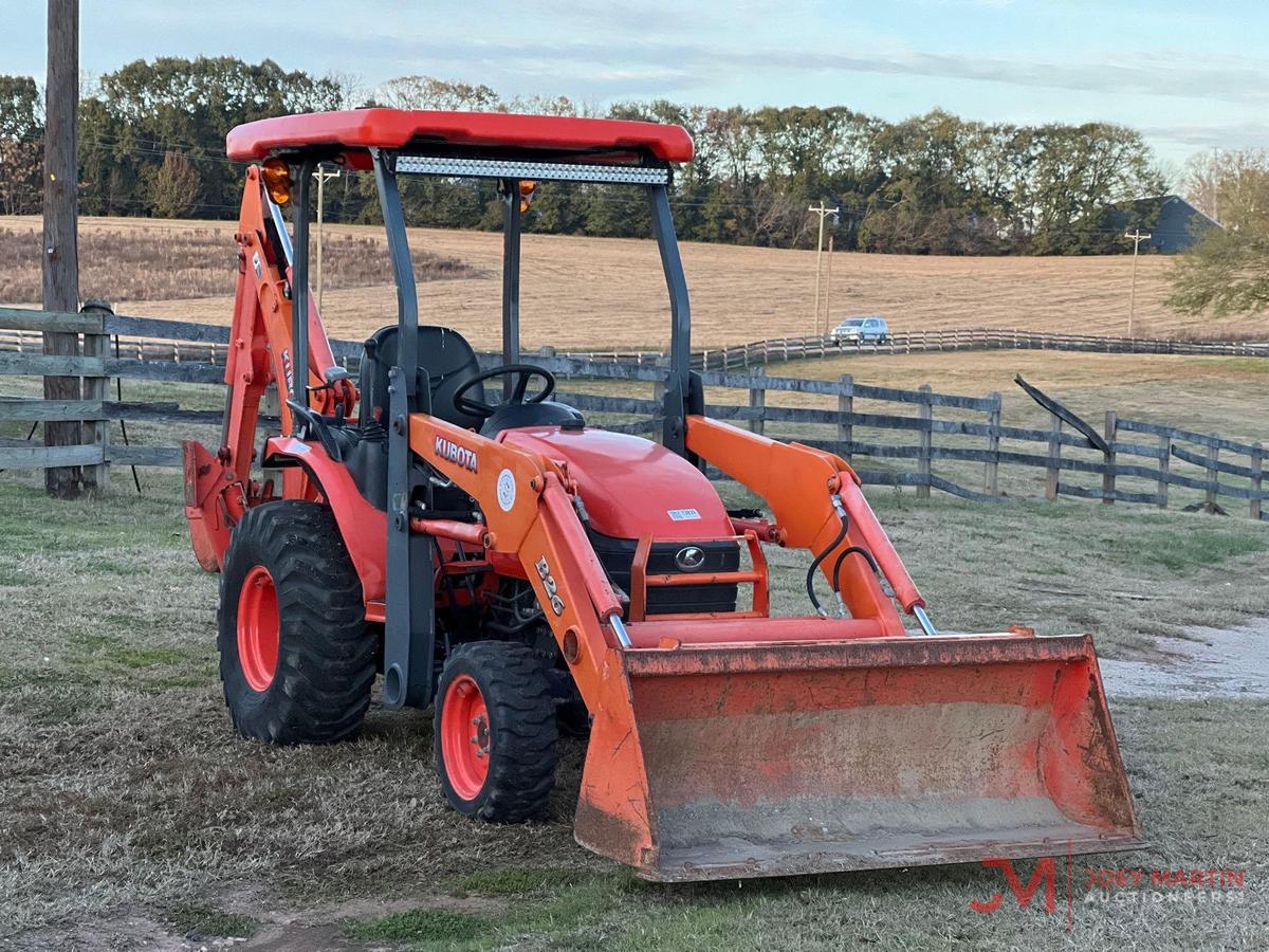 2013 KUBOTA B26 LOADER BACKHOE