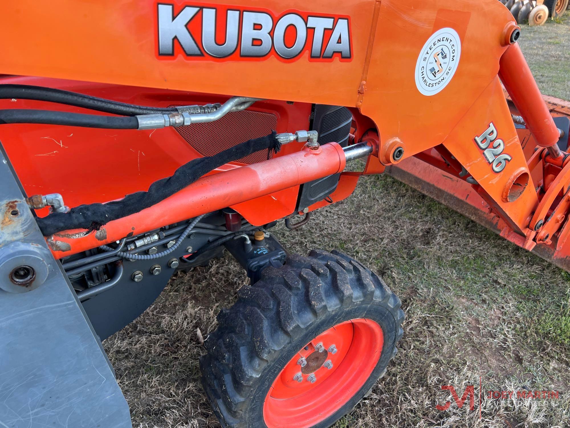 2013 KUBOTA B26 LOADER BACKHOE