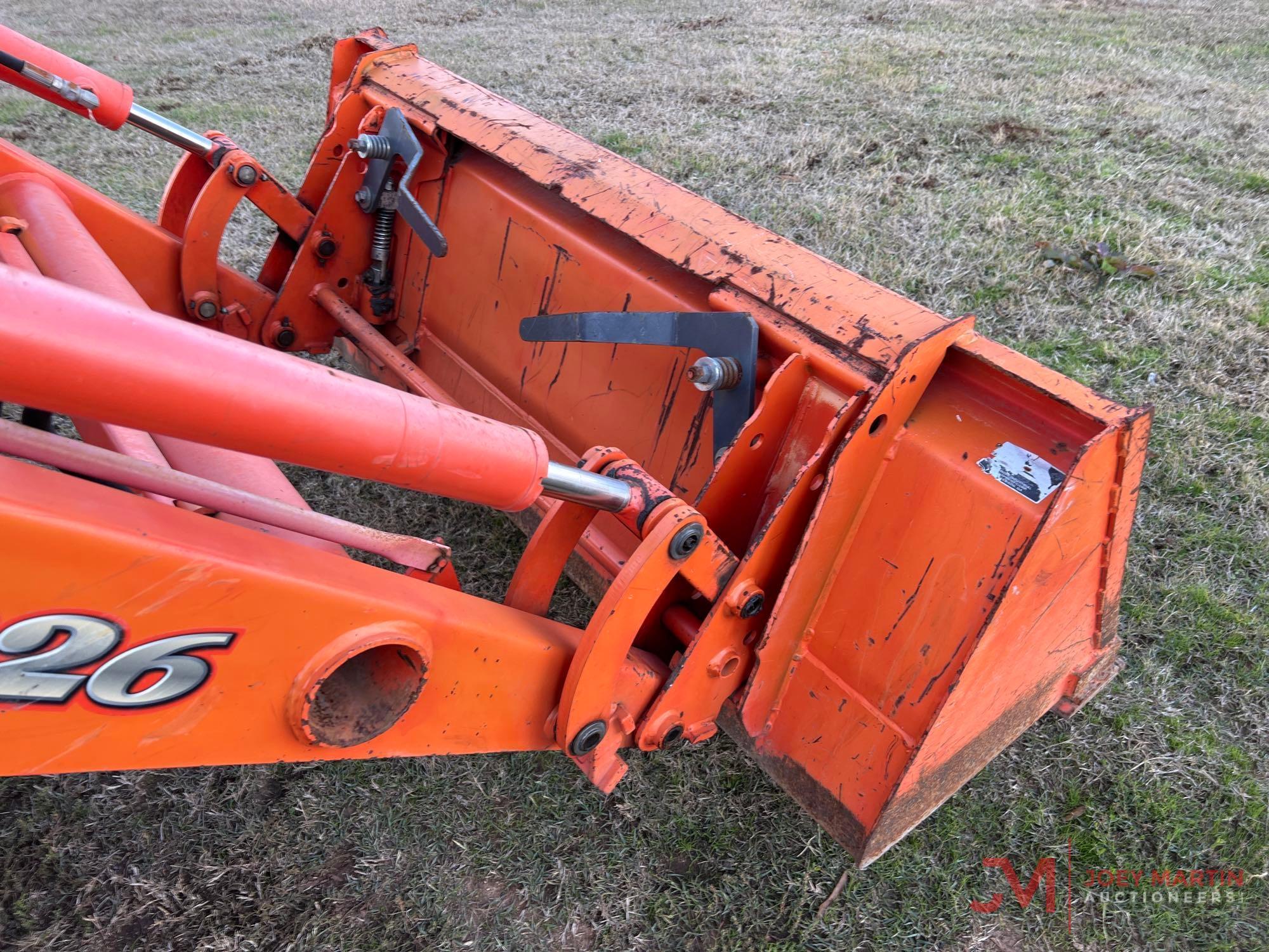 2013 KUBOTA B26 LOADER BACKHOE