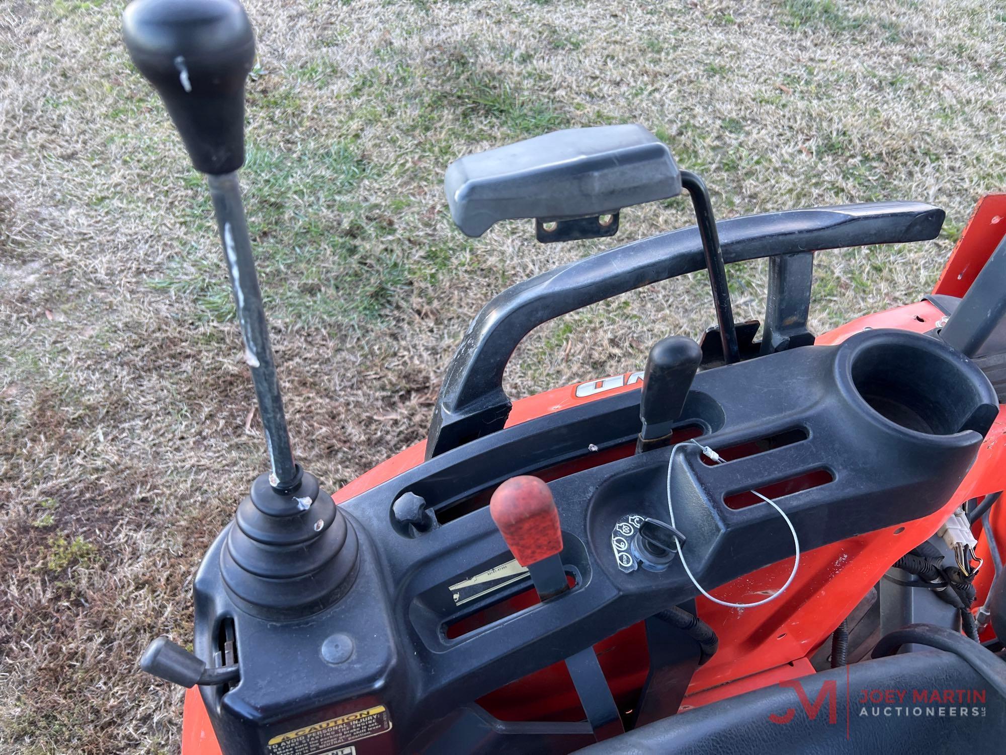 2013 KUBOTA B26 LOADER BACKHOE