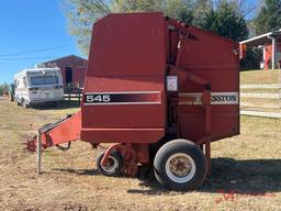 HESSTON 545 ROUND BALER