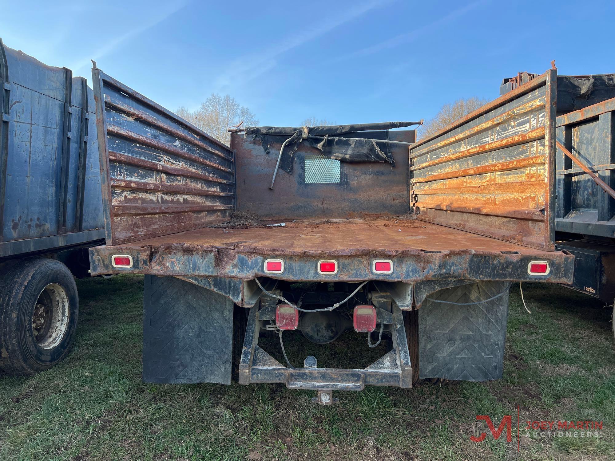 1998 FORD F SERIES SINGLE AXLE DUMP TRUCK