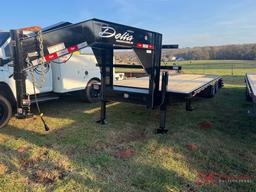 NEW 2023 DELTA HYDRAULIC TAIL GOOSENECK TRAILER