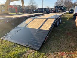 NEW 2023 DELTA HYDRAULIC TAIL GOOSENECK TRAILER