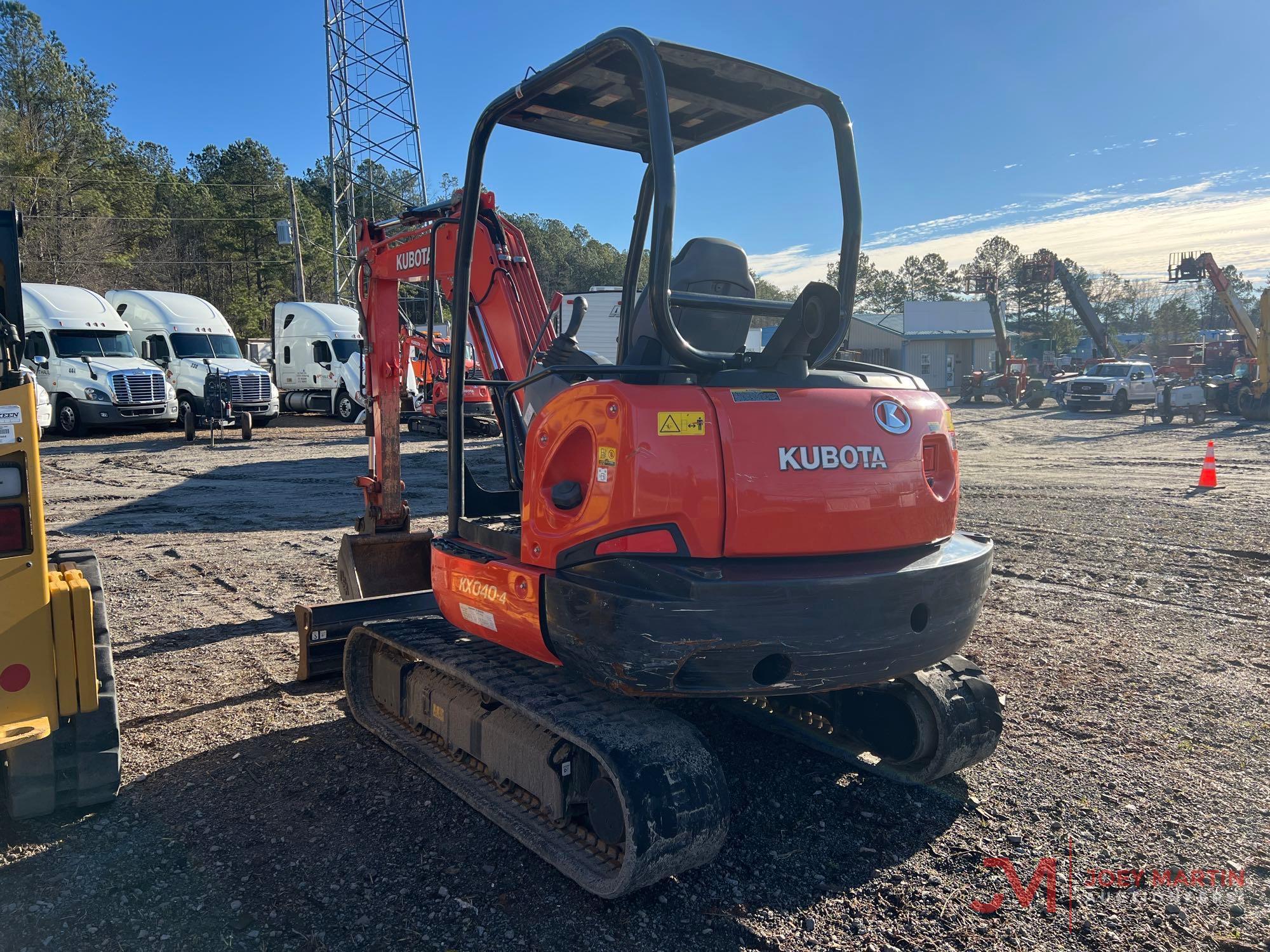 2021 KUBOTA KX040-4 MINI EXCAVATOR