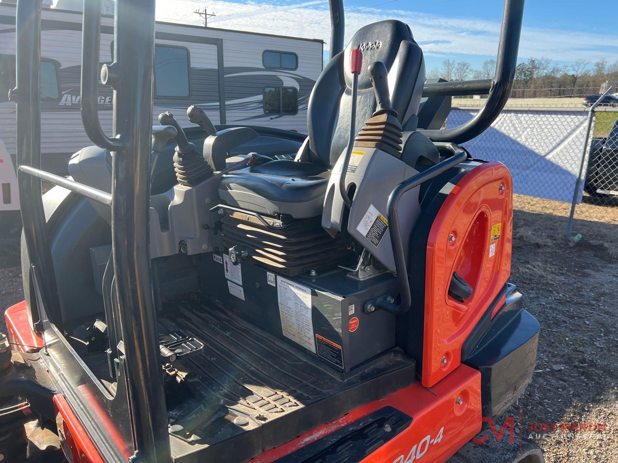 2021 KUBOTA KX040-4 MINI EXCAVATOR