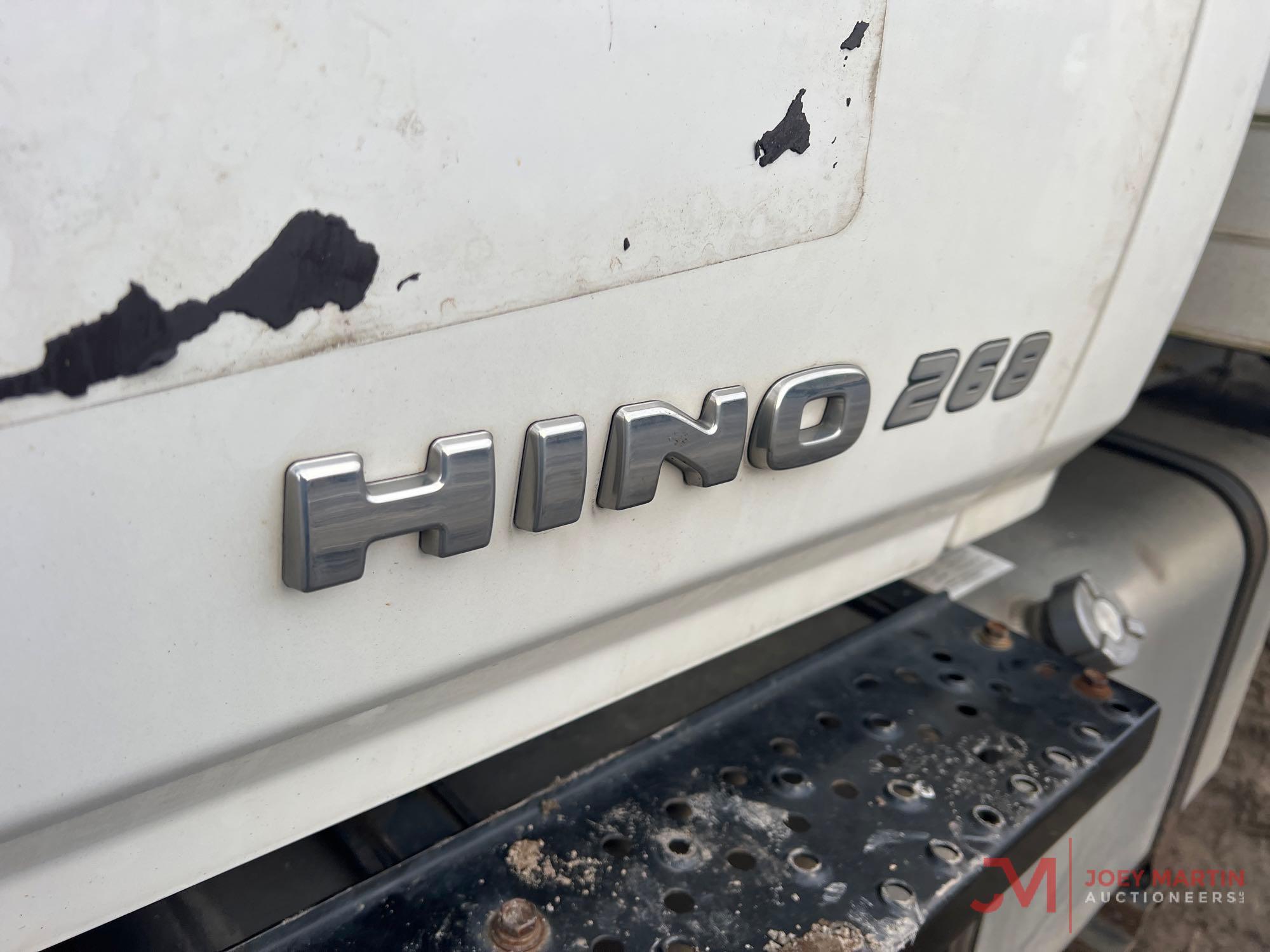 2018 HINO 268 BOX TRUCK