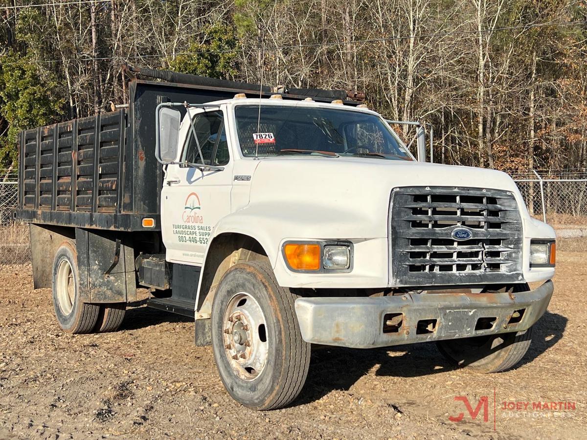 1998 FORD F SERIES SINGLE AXLE DUMP TRUCK