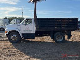 1998 FORD F SERIES SINGLE AXLE DUMP TRUCK