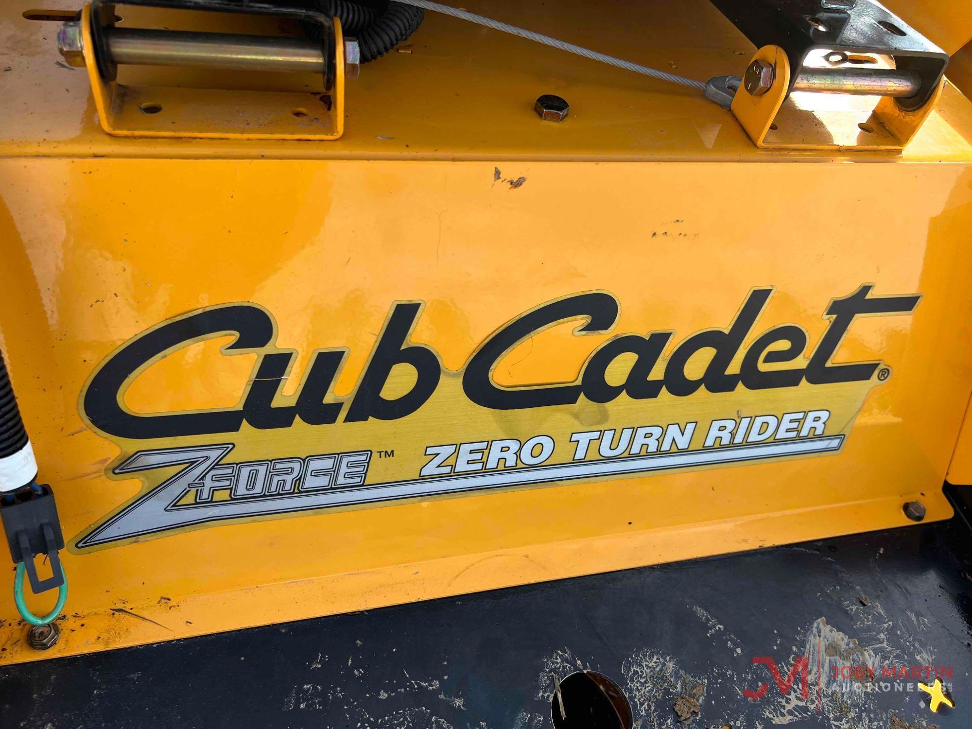 2008 CUB CADET ZFORCE COMMERCIAL ZERO TURN MOWER